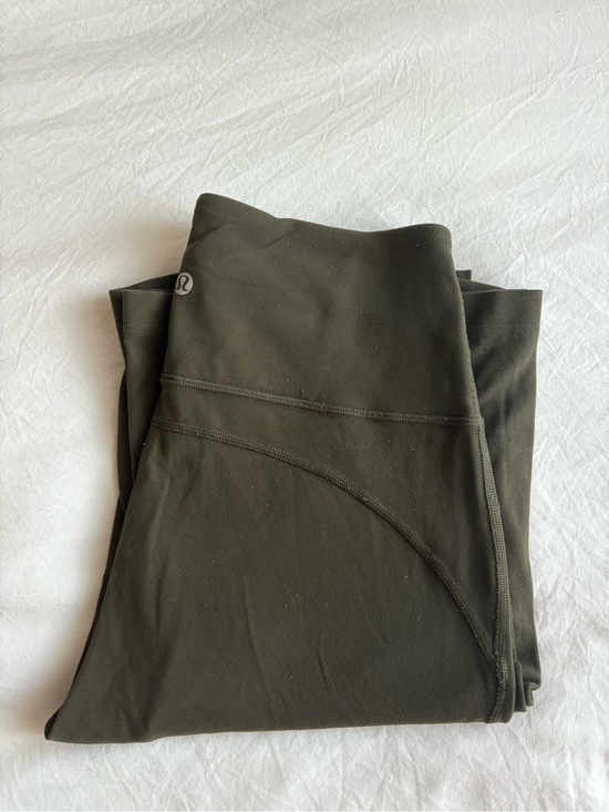 lululemon athletica Pants - Lululemon Olive Green High-Rise Flare Leggings size 6